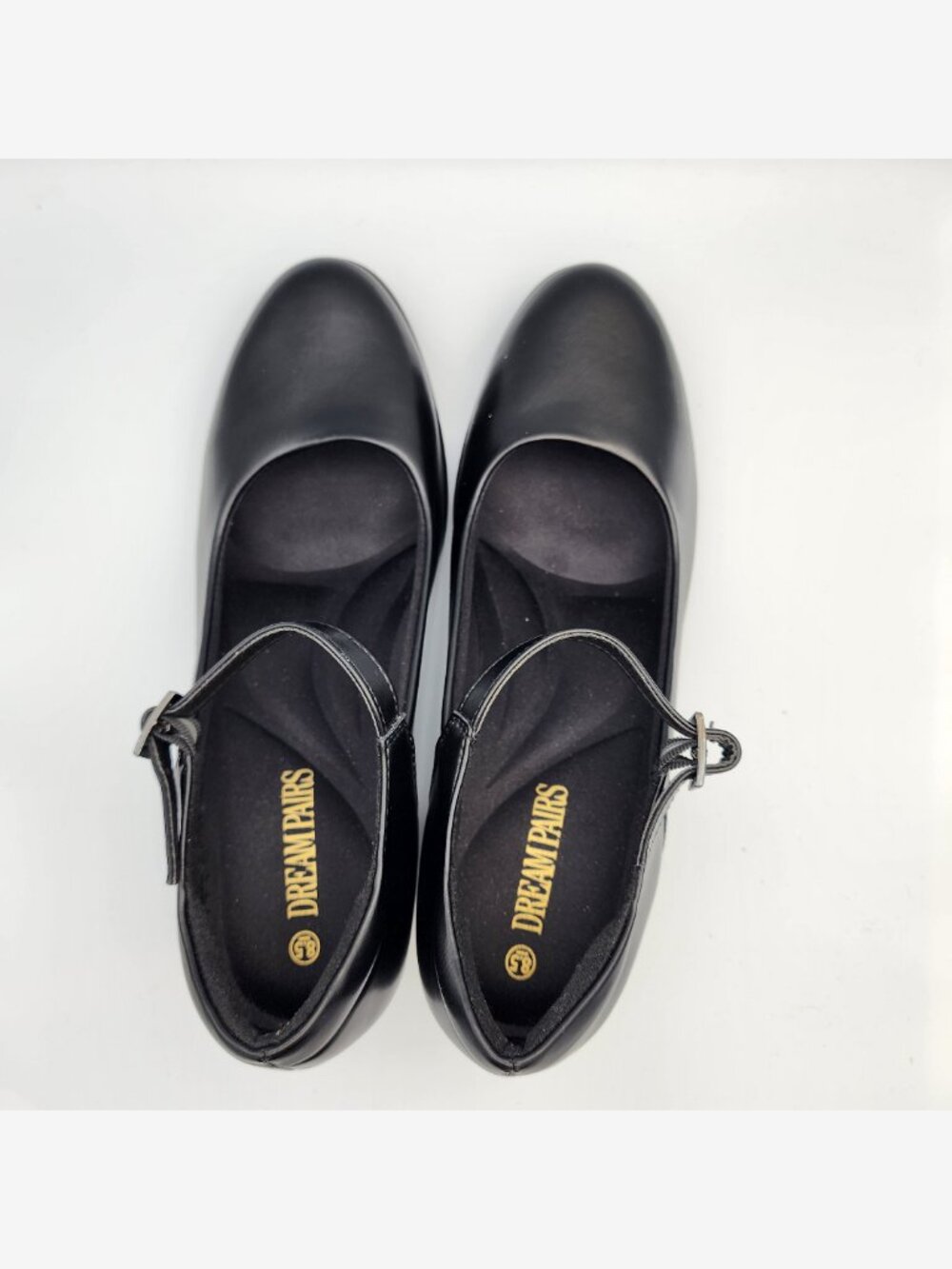 "Martina" Black Mary Jane Block Heel Pumps | Women's 8.5 - Picture 5 of 17